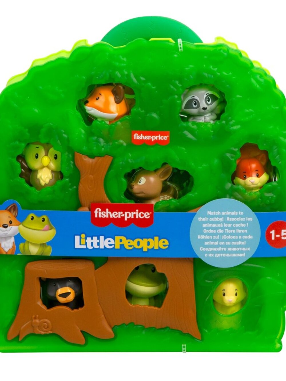 NEW! Fisher-Price Little People Forest Friends Carry Case Playset with 9 Figures - Picture 6 of 14